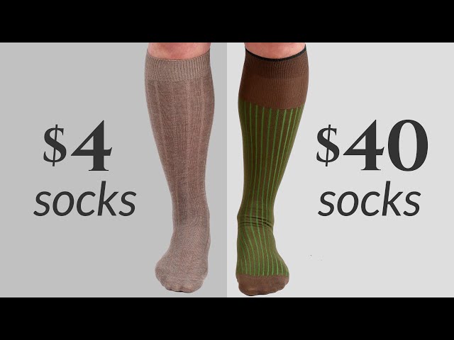 $4 vs. $40 Socks: Which is the Better Value?