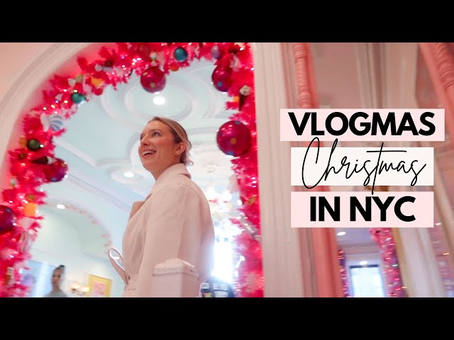 VLOGMAS DAY 22: CHRISTMAS IN NEW YORK! Going to Serendipity for lunch, work from home day!