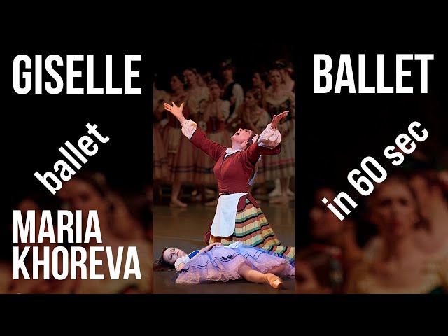 BALLET in 60 sec GISELLE 1st act Maria Khoreva & Andrey Ermakov in #shorts