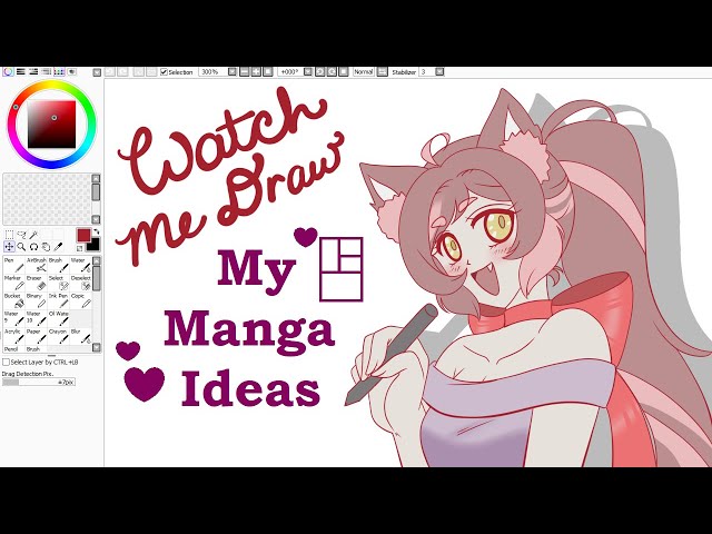 【MEMBERS ONLY DRAWING STREAM】Working on my Magical Girl Manga!| VTuber Yumeko Ghost Cat