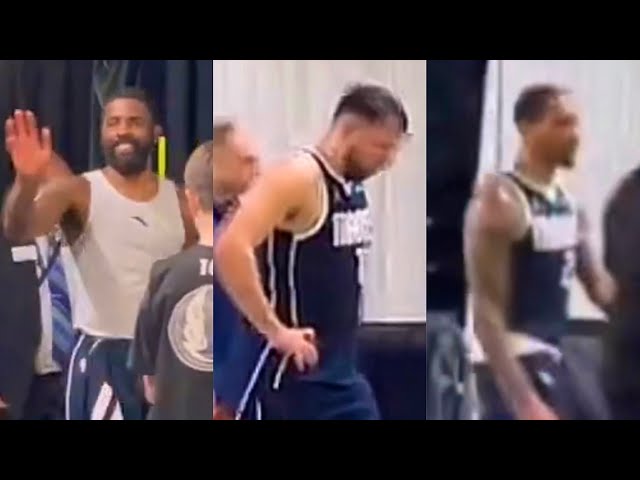 Luka Dončić, Kyrie Irving Immediately After Mavs Win Game 3 Against Thunder