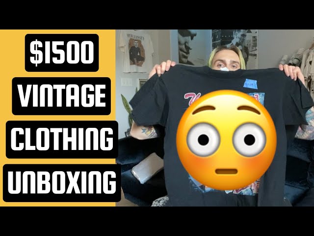 $1500 VINTAGE CLOTHING UNBOXING