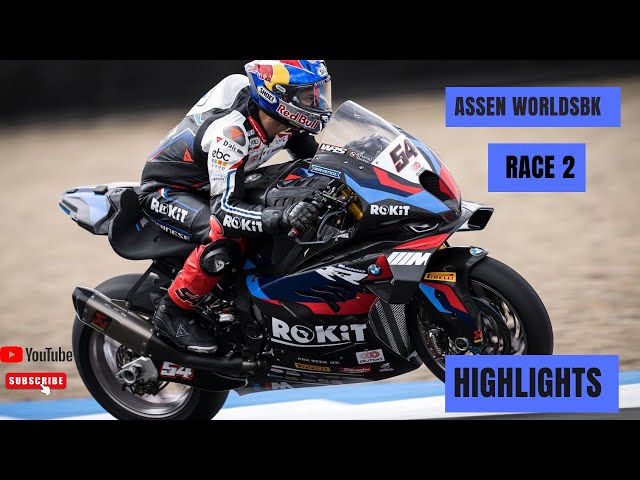 ASSEN WorldSBK RACE 2 Highlights