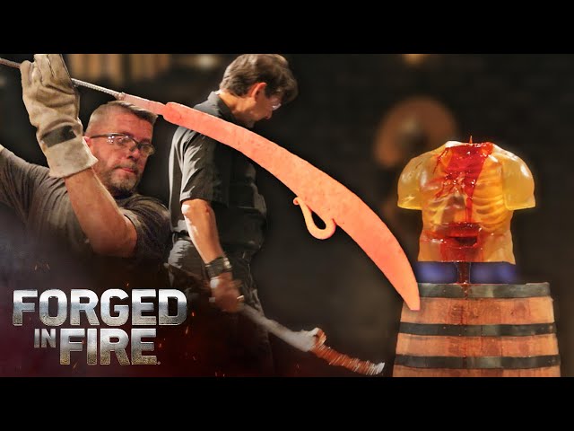 Forging the EXTREMELY CHALLENGING Kelewang | Forged in Fire | Beat the Unbeaten (S10)