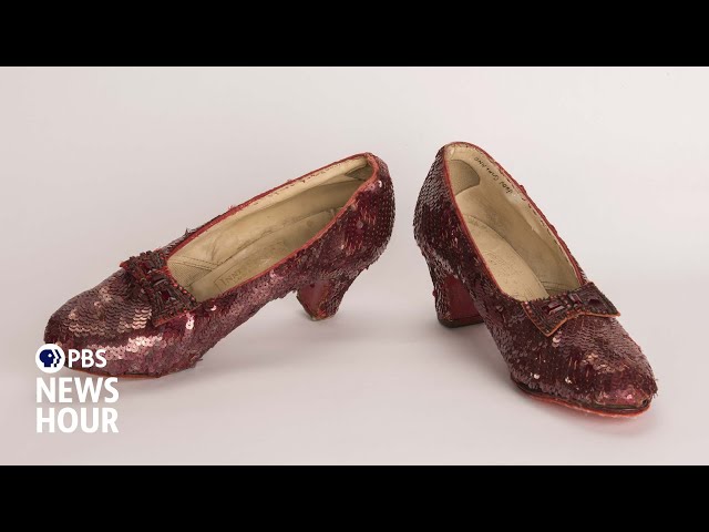 'Wizard of Oz' ruby slippers once stolen in museum heist now up for auction