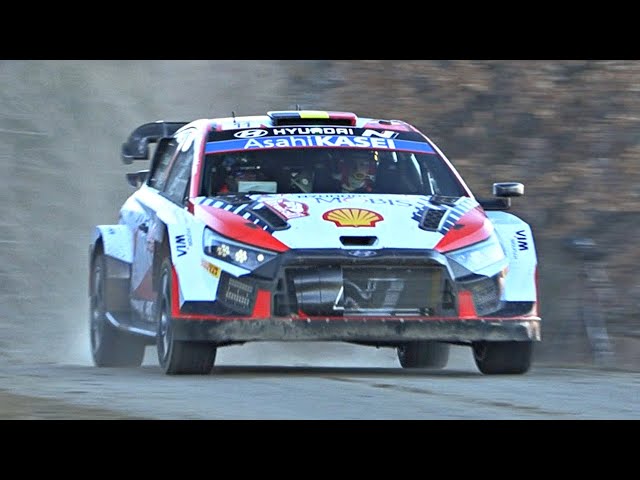 2024 Hyundai i20 N Rally1 Hybrid Turbo engine sounds | Thierry Neuville @ WRC Rallye Monte-Carlo