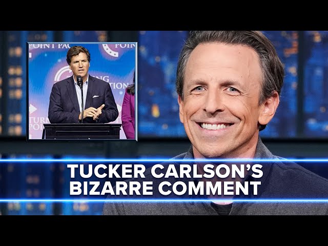 Tucker Carlson’s Bizarre Trump Spanking Comment